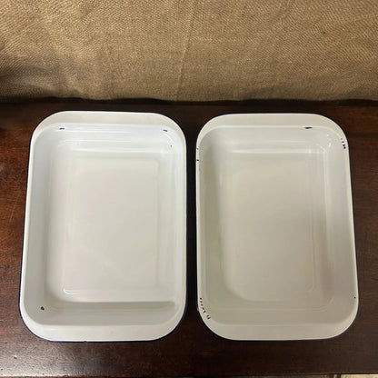 Enamel Roasting Developing Dish Trays The Blind Mole