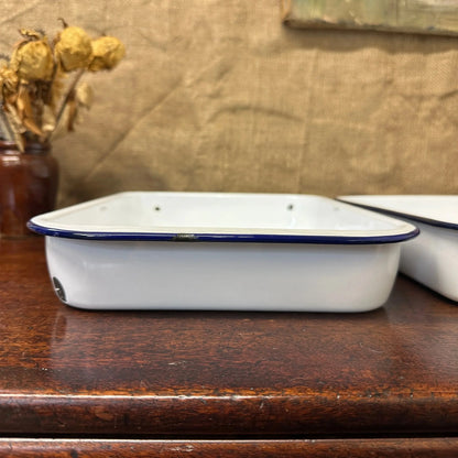 Enamel Roasting Developing Dish Trays The Blind Mole