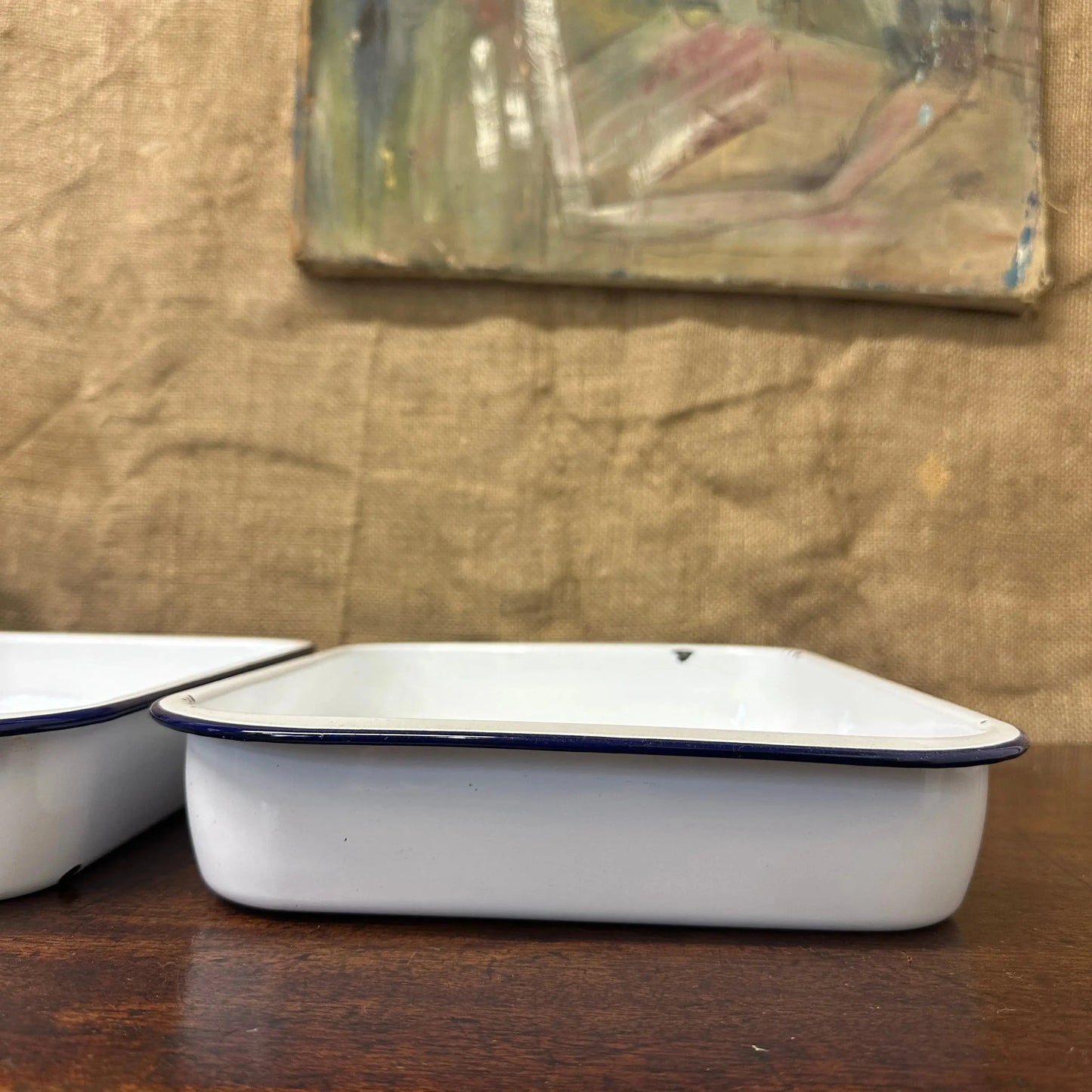 Enamel Roasting Developing Dish Trays The Blind Mole