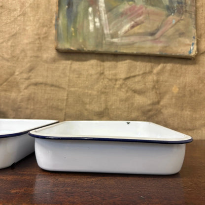 Enamel Roasting Developing Dish Trays The Blind Mole