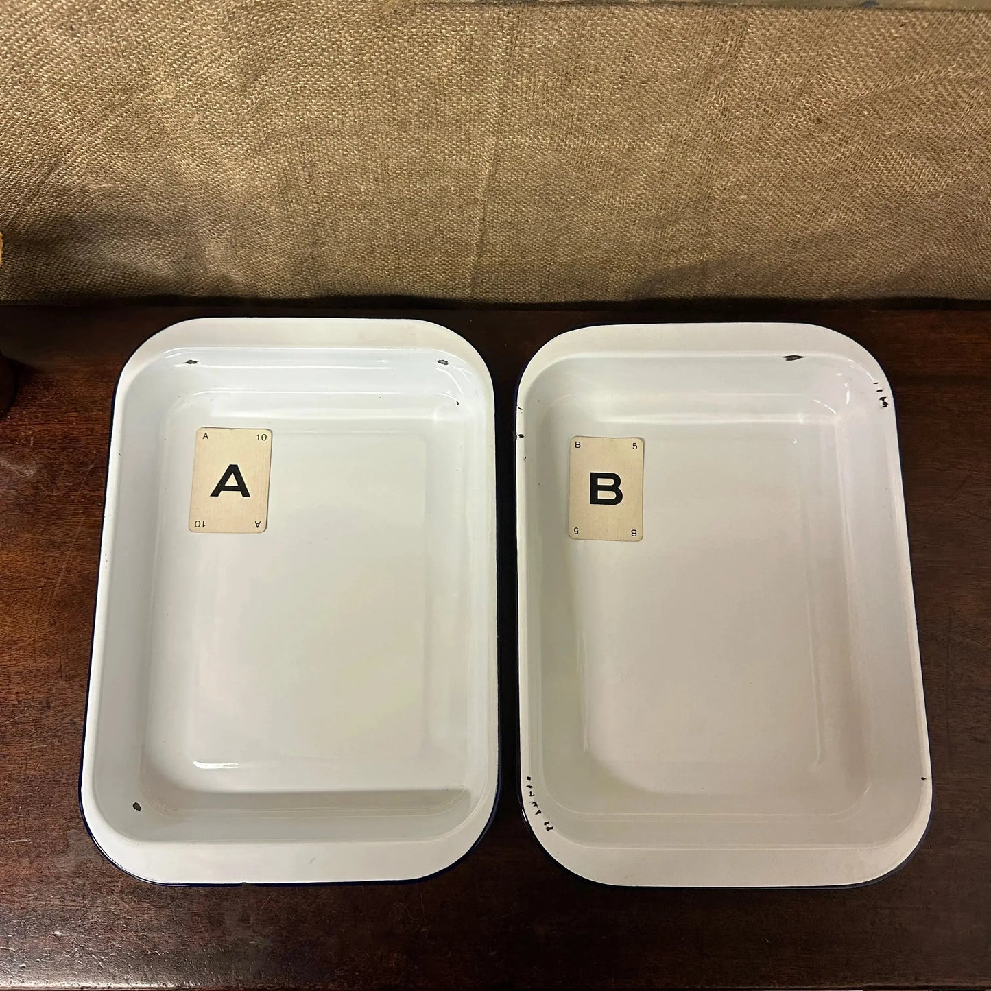 Enamel Roasting Developing Dish Trays The Blind Mole