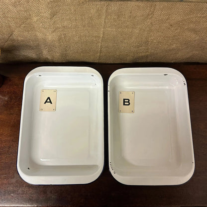 Enamel Roasting Developing Dish Trays The Blind Mole