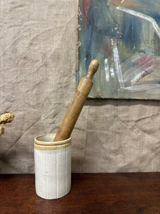Antique Wooden Rolling Pin The Blind Mole
