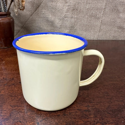 Buttermilk Enamel Mug The Blind Mole