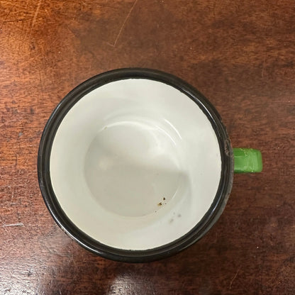 Green Enamel Mug The Blind Mole