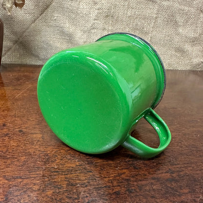 Green Enamel Mug The Blind Mole