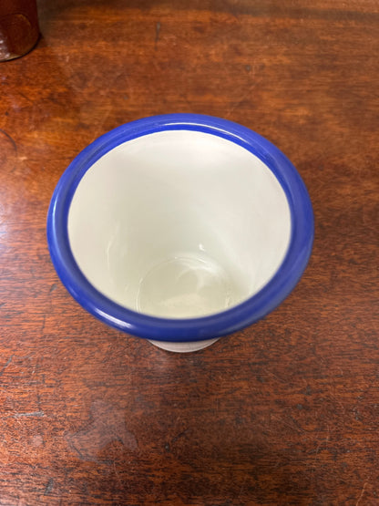 Enamel Vintage White Tumbler The Blind Mole