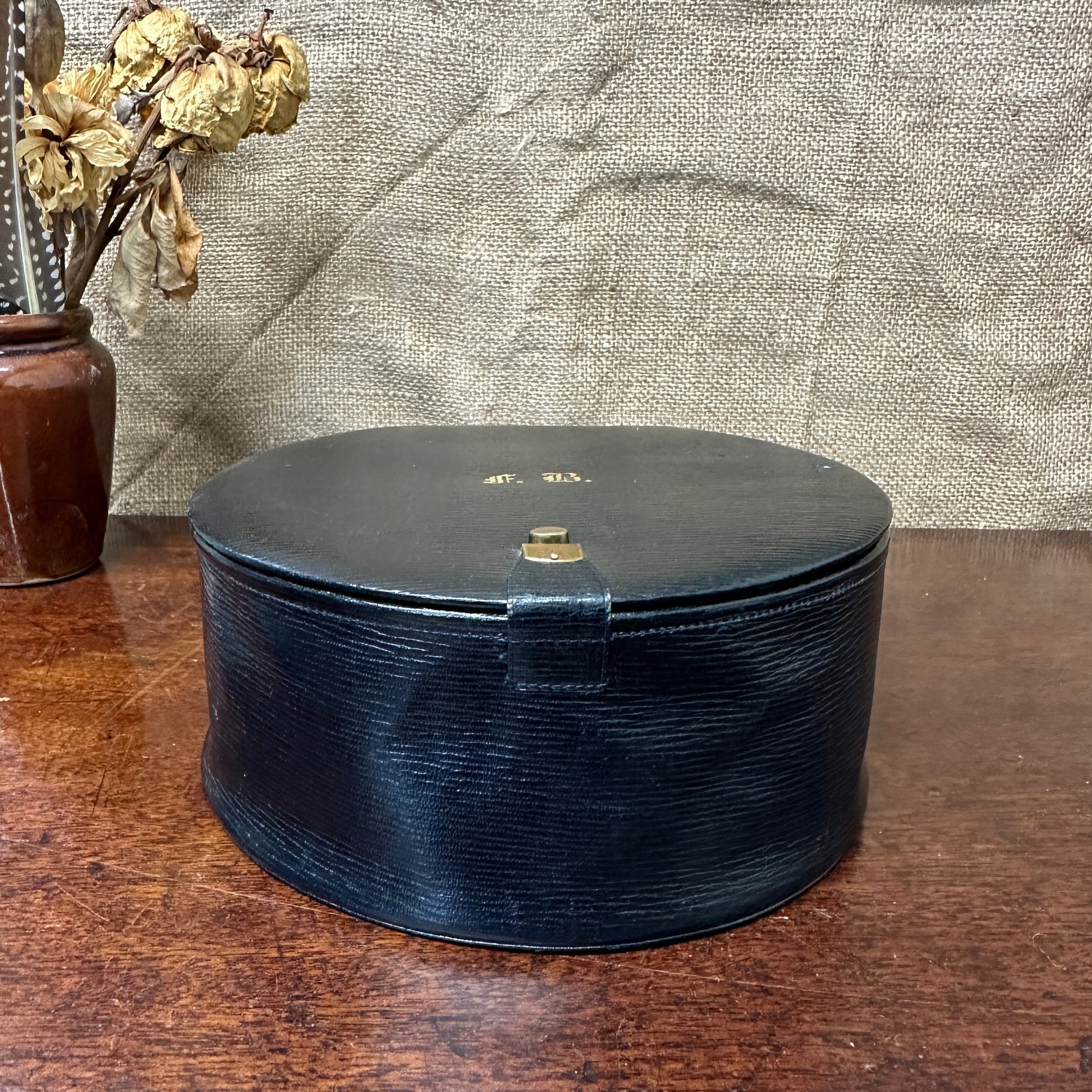 Black Leather Collar Keepsake Box The Blind Mole