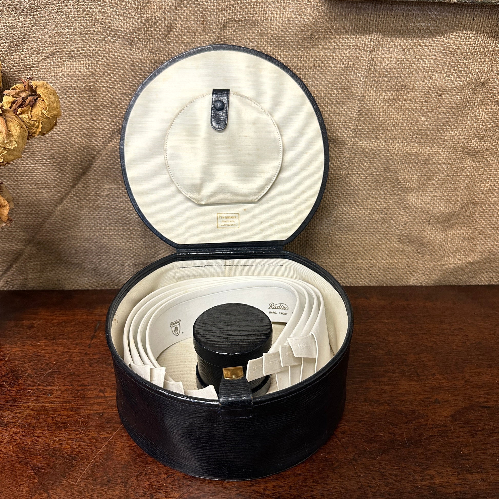 Black Leather Collar Keepsake Box The Blind Mole