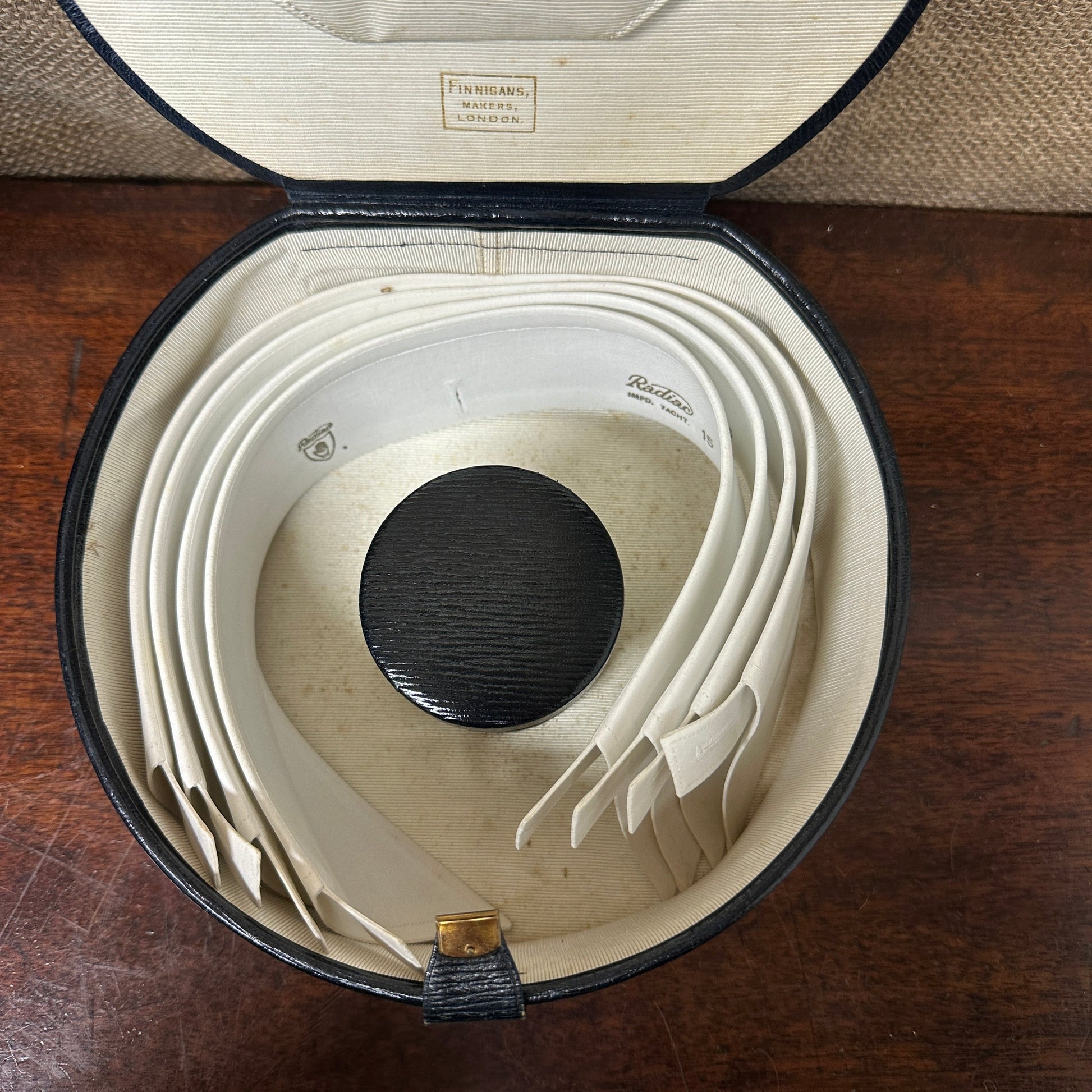 Black Leather Collar Keepsake Box The Blind Mole