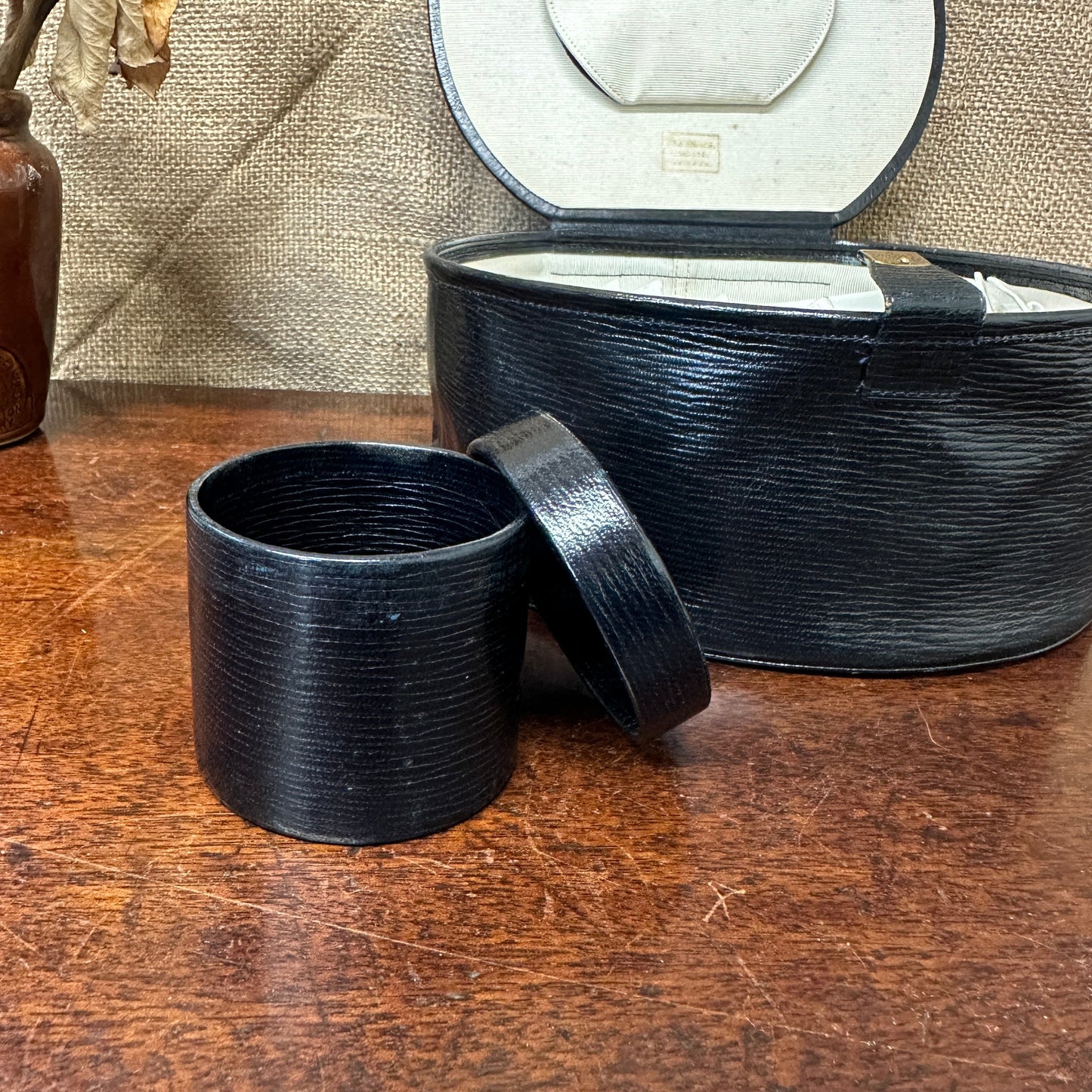 Black Leather Collar Keepsake Box The Blind Mole