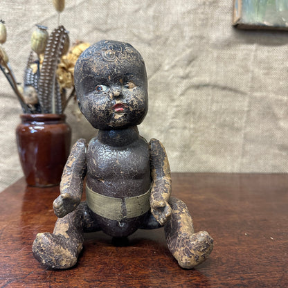 1930s Composition Reliable Canada Baby Doll The Blind Mole
