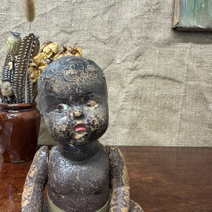 1930s Composition Reliable Canada Baby Doll The Blind Mole