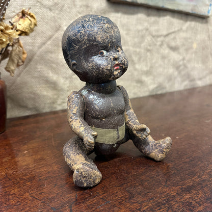 1930s Composition Reliable Canada Baby Doll The Blind Mole