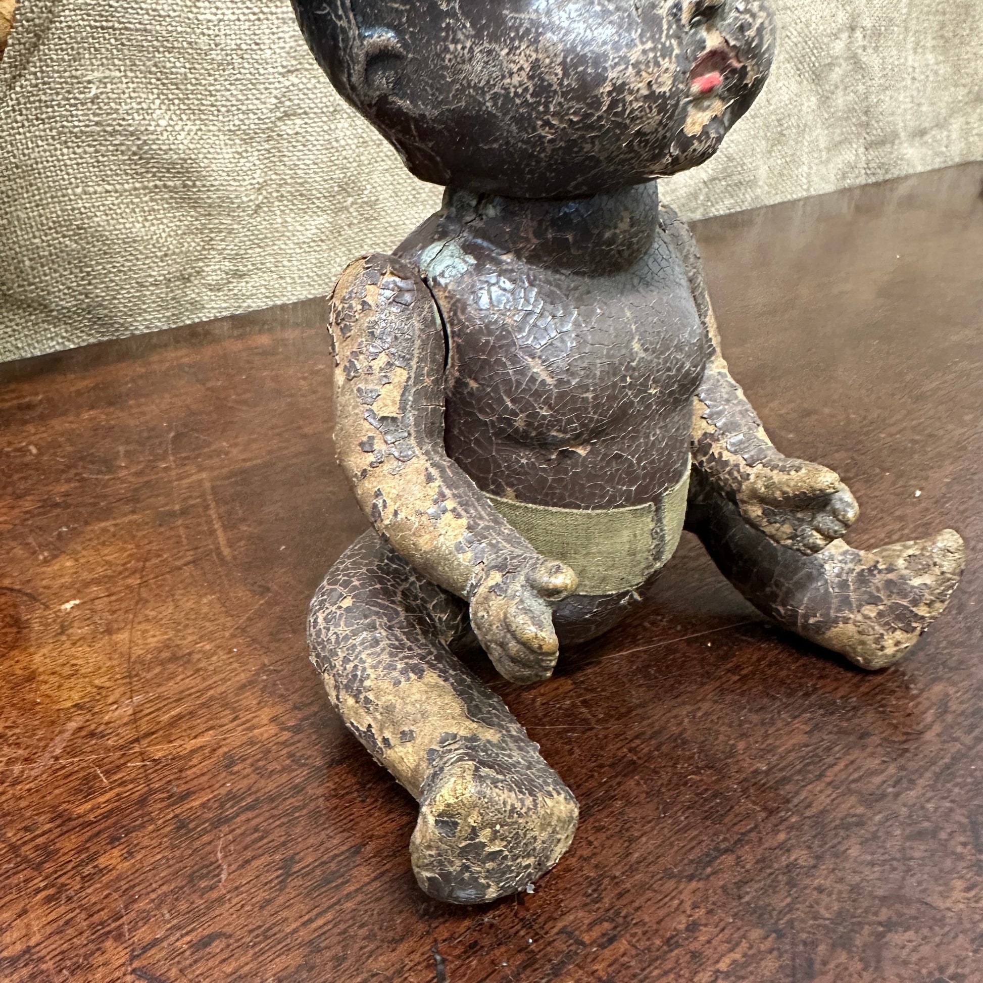 1930s Composition Reliable Canada Baby Doll The Blind Mole