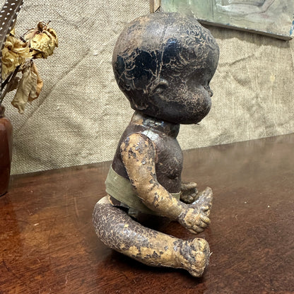 1930s Composition Reliable Canada Baby Doll The Blind Mole