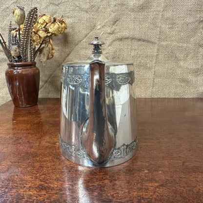 Victorian EPNS Teapot The Blind Mole