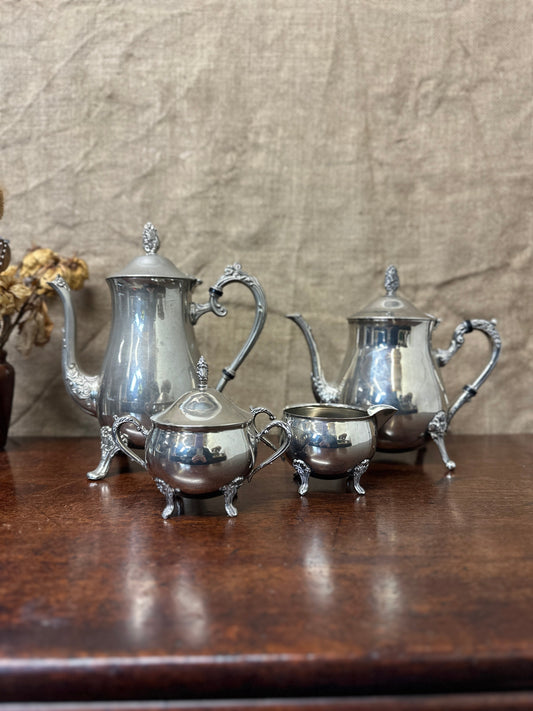 Victorian Style EPNS Tea and Coffee Set The Blind Mole