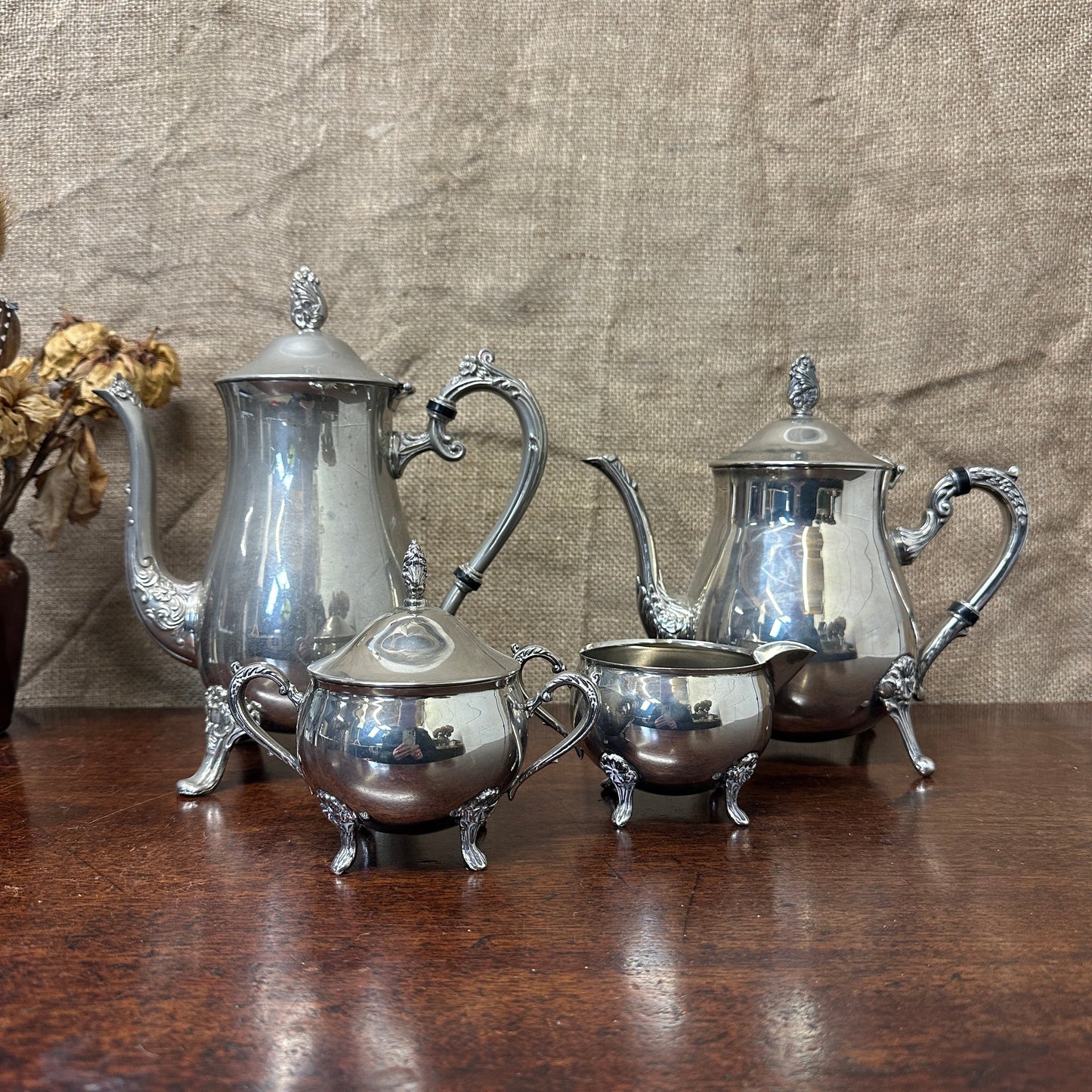 Victorian Style EPNS Tea and Coffee Set The Blind Mole