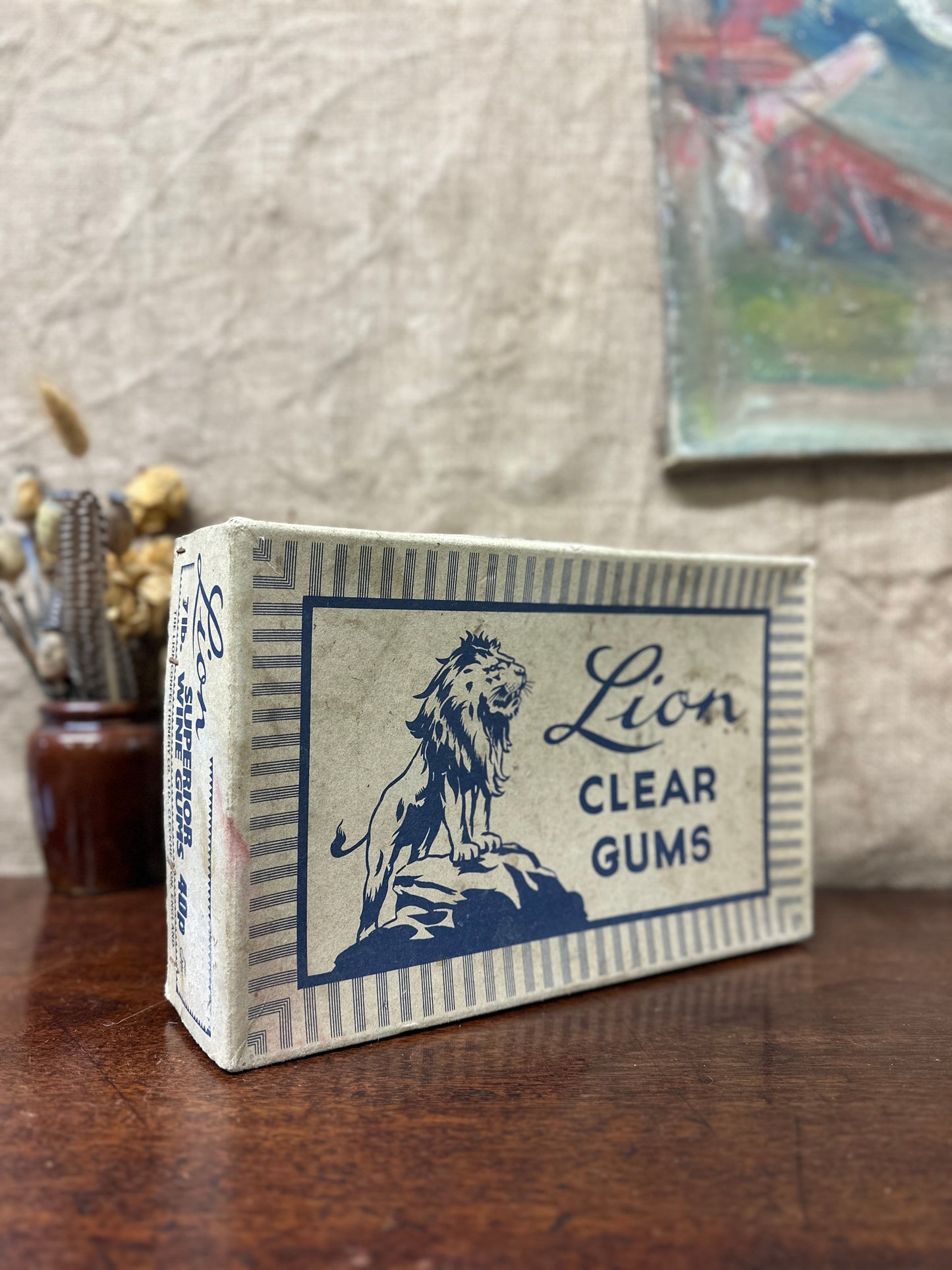 Vintage Packaging Lions Clear Gums The Blind Mole