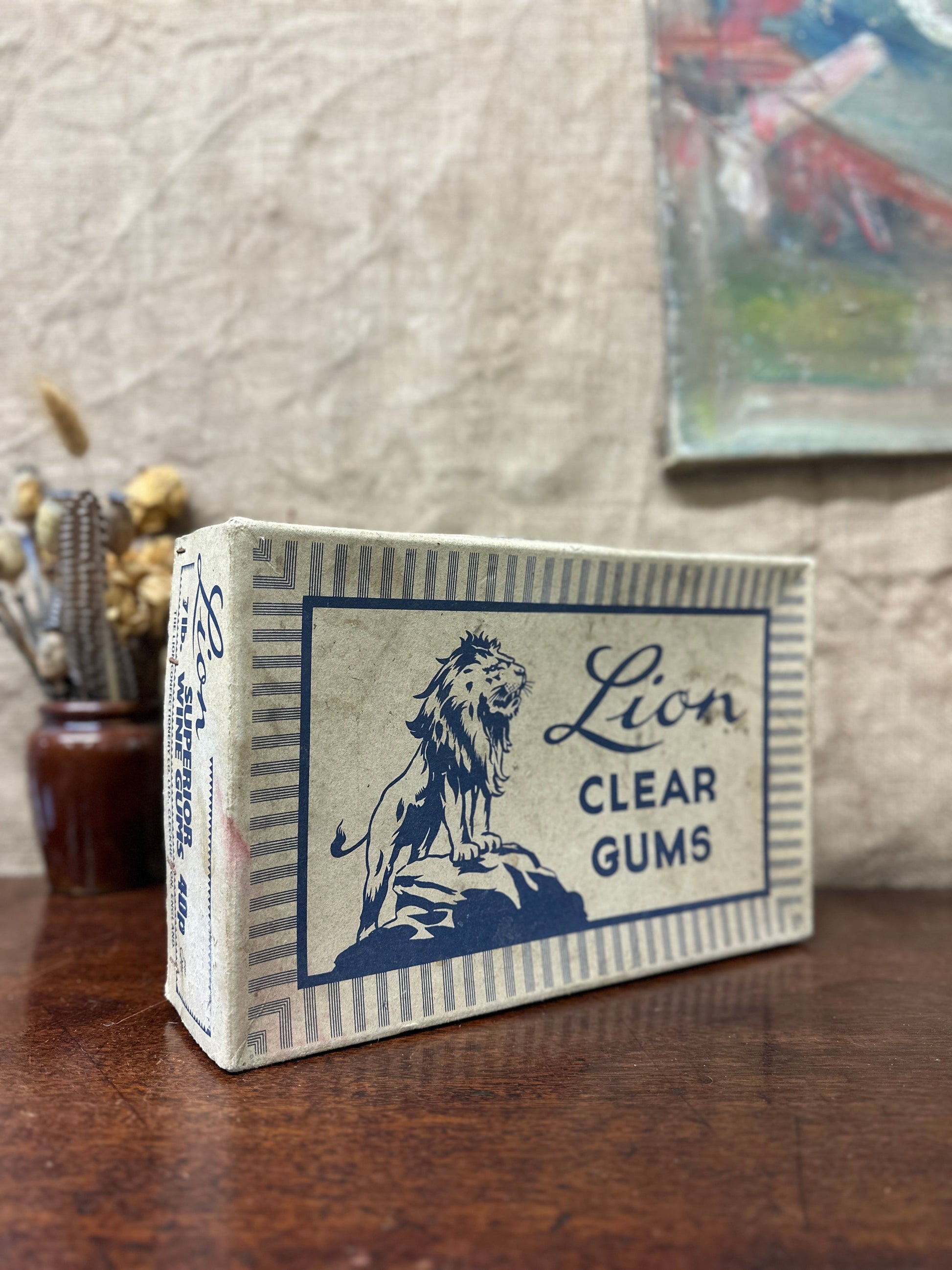 Vintage Packaging Lions Clear Gums The Blind Mole