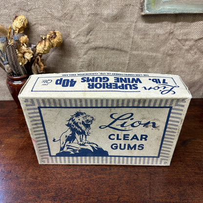 Vintage Packaging Lions Clear Gums The Blind Mole