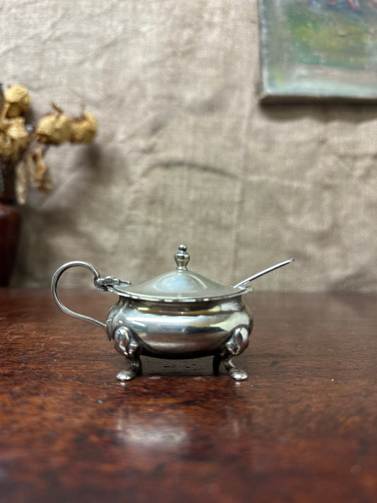 Georgian Style EPNS Salt Cellar The Blind Mole