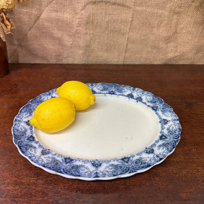 Victorian Melsary Booths Transferrer-ware Platter The Blind Mole