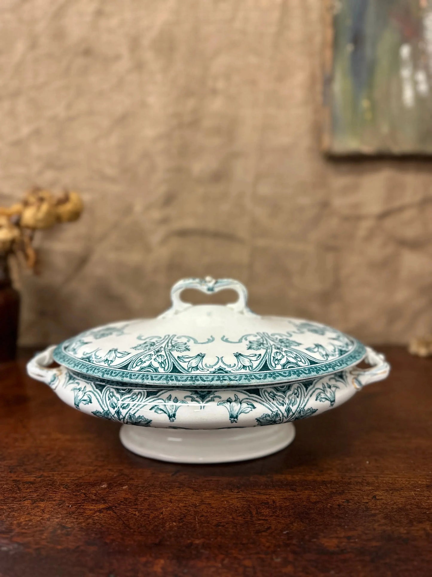 Davenport Edwardian Light Blue Tureen The Blind Mole