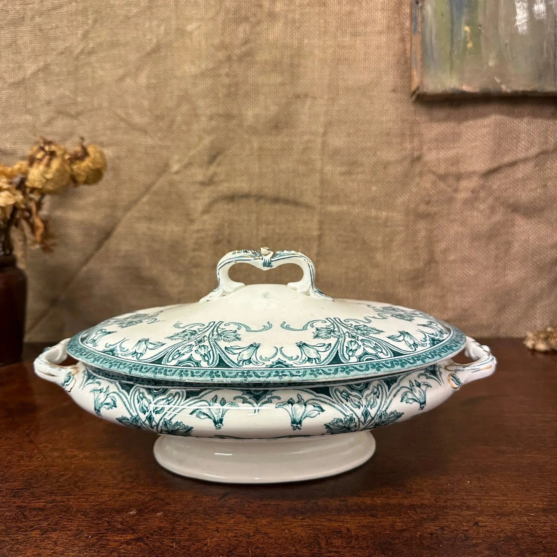 Davenport Edwardian Light Blue Tureen The Blind Mole