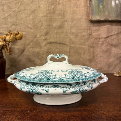 Davenport Edwardian Light Blue Tureen The Blind Mole