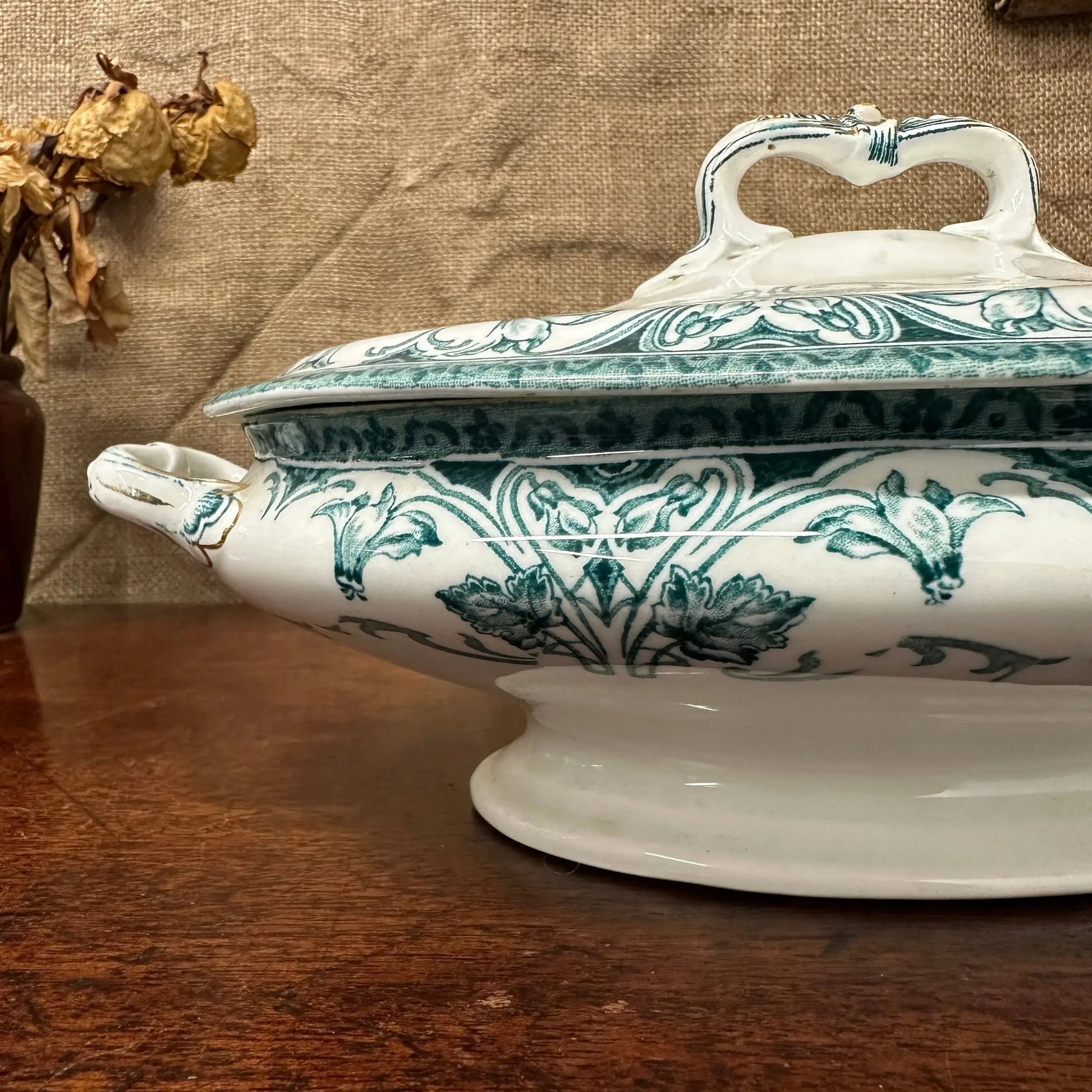 Davenport Edwardian Light Blue Tureen The Blind Mole