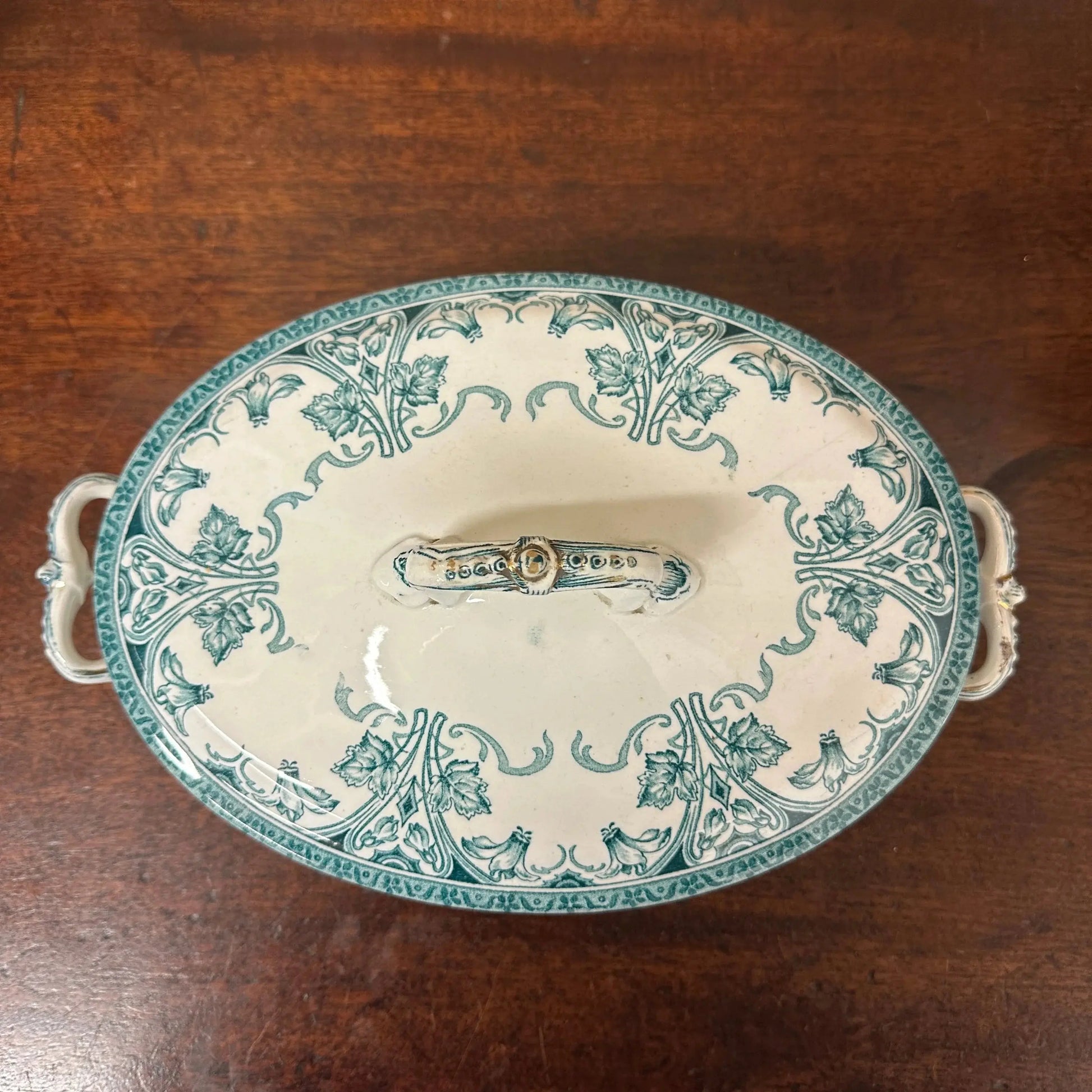 Davenport Edwardian Light Blue Tureen The Blind Mole