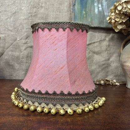 Vintage Pink Silk Lamp Shade The Blind Mole