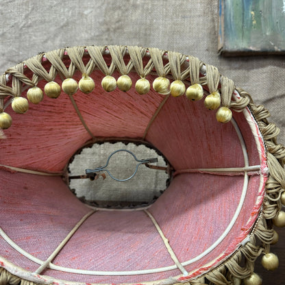 Vintage Pink Silk Lamp Shade The Blind Mole