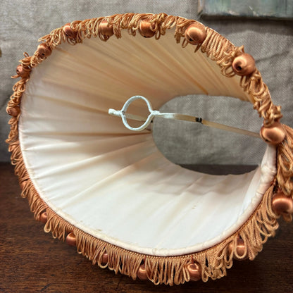 Vintage Orange Pleated Lamp Shade The Blind Mole