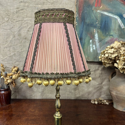 Vintage Pink Pleated Lamp Shade The Blind Mole