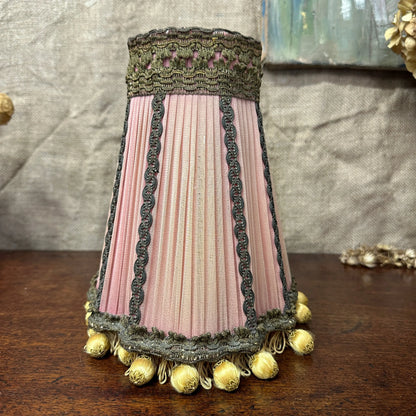 Vintage Pink Pleated Lamp Shade The Blind Mole