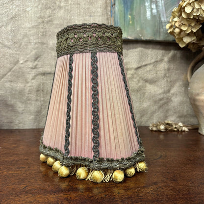 Vintage Pink Pleated Lamp Shade The Blind Mole