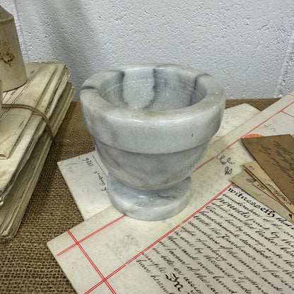 Vintage Marble Onyx Mortar