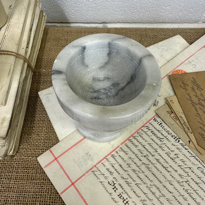 Vintage Marble Onyx Mortar
