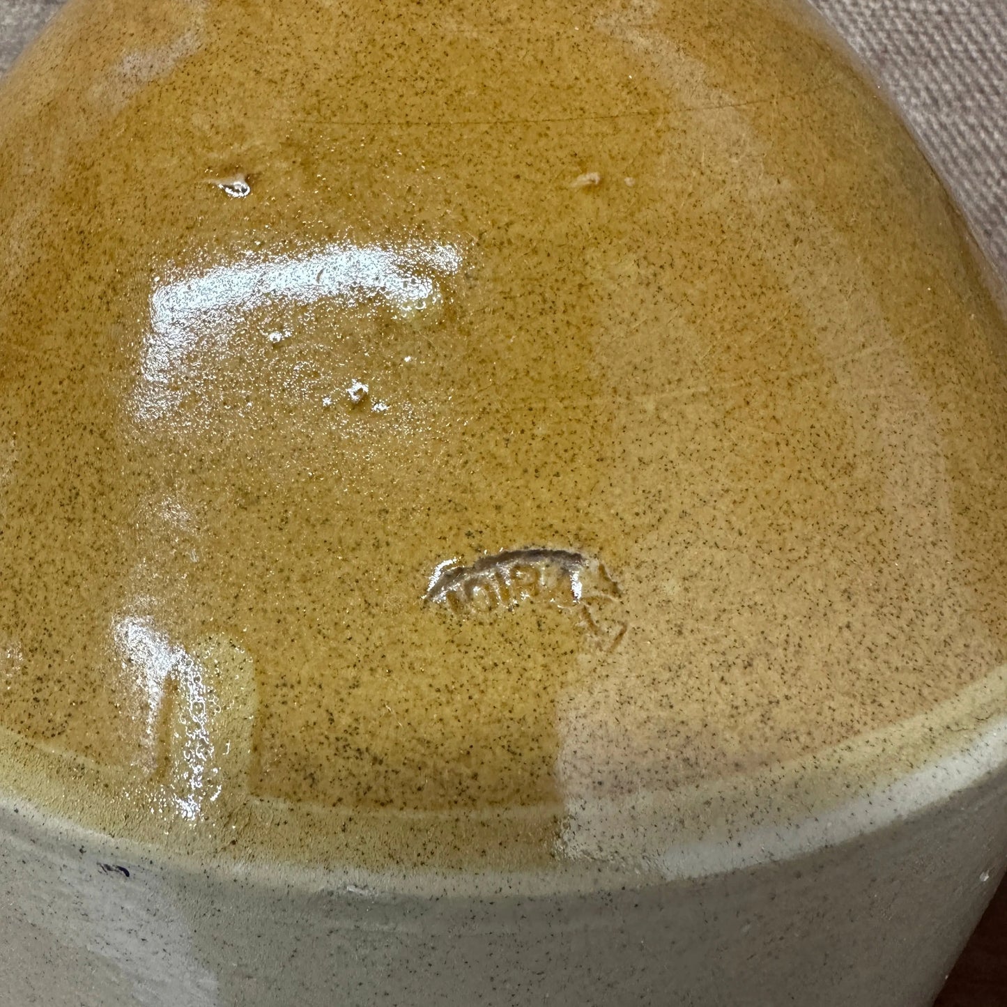Large Stoneware Bottle, Flask The Blind Mole