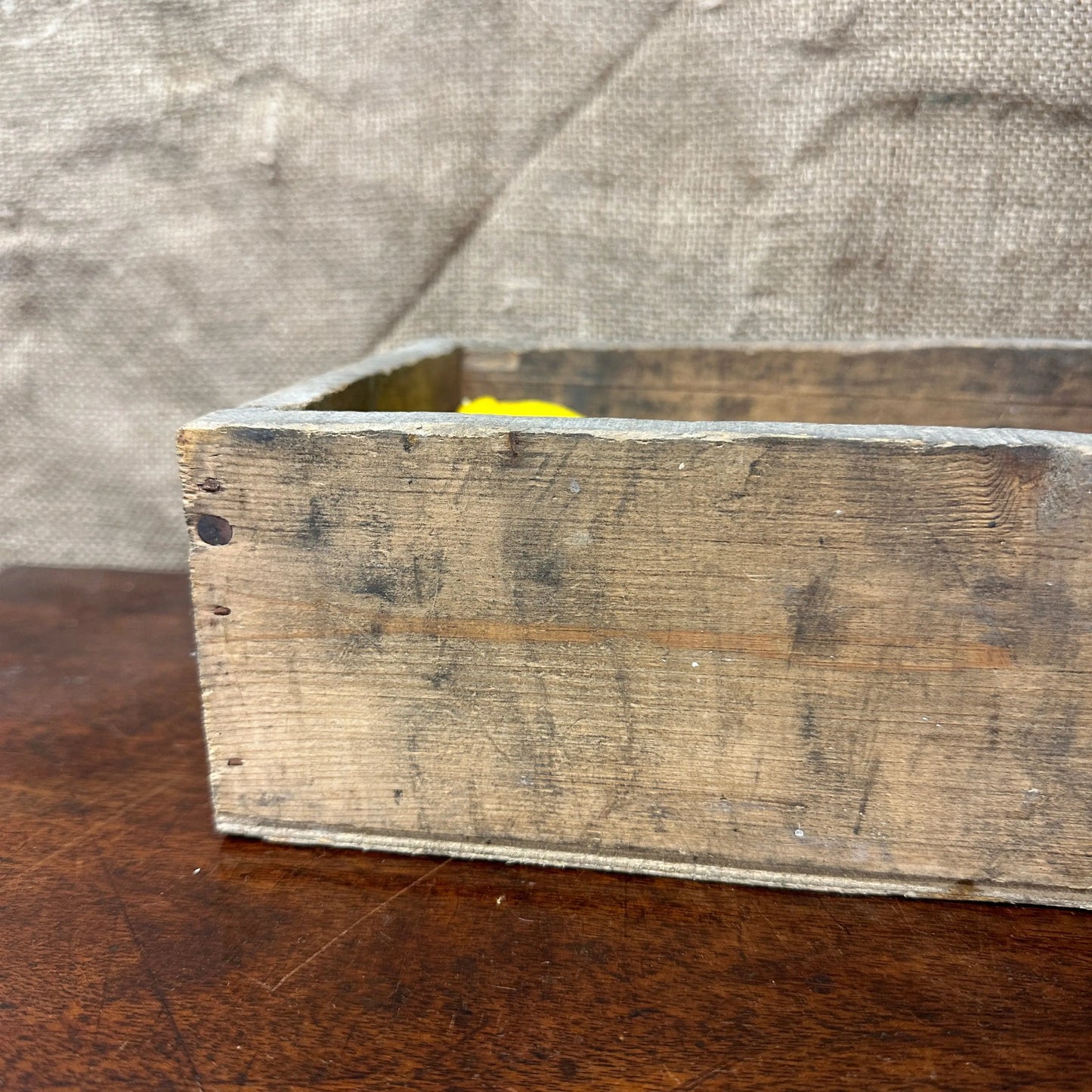 Shallow Wooden Crate The Blind Mole