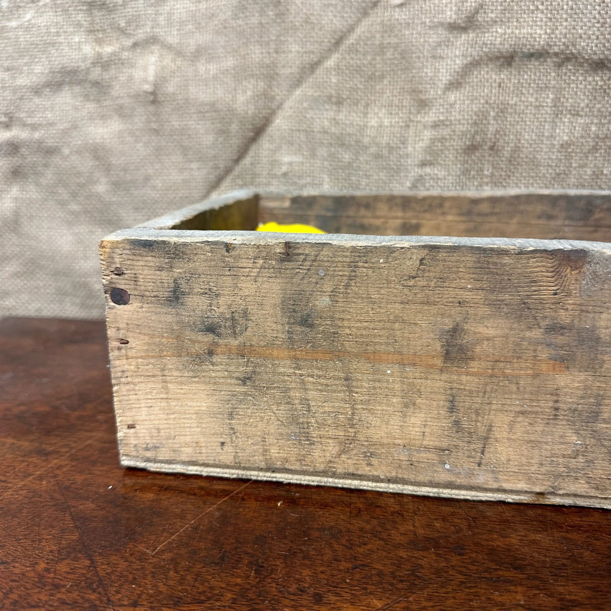 Shallow Wooden Crate The Blind Mole