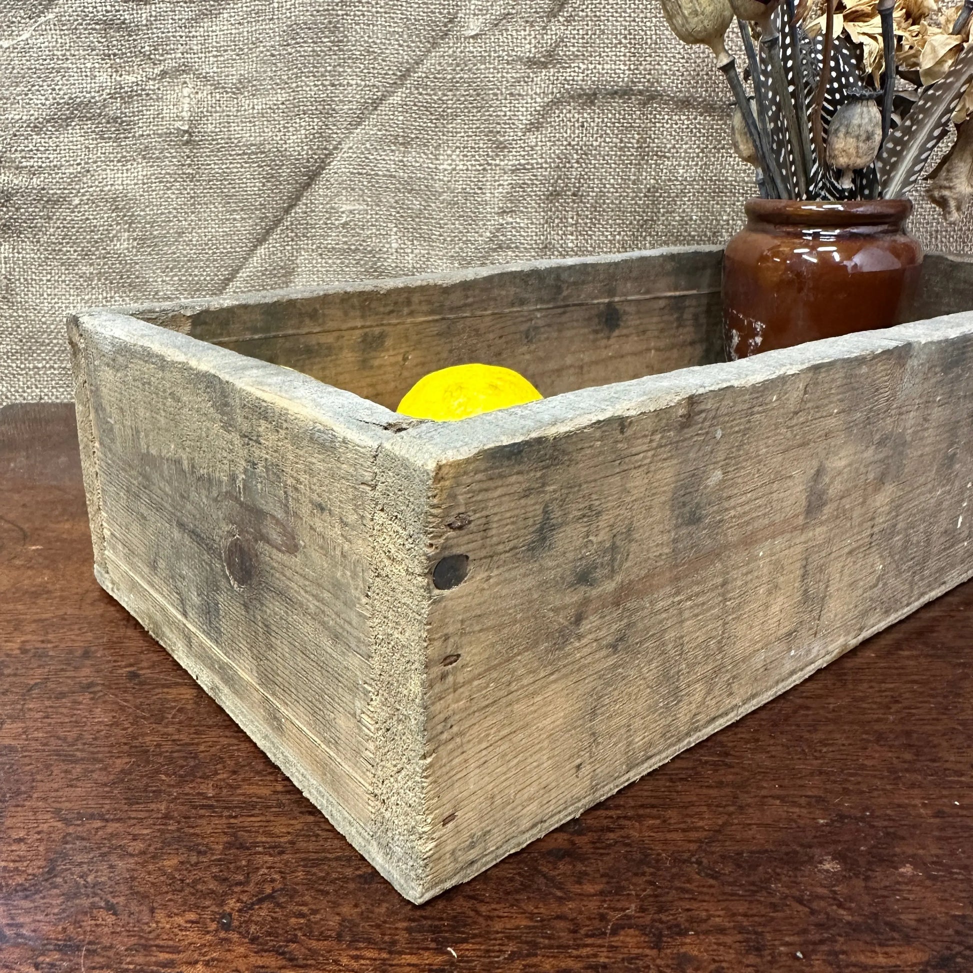 Shallow Wooden Crate The Blind Mole