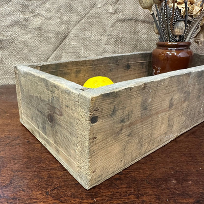 Shallow Wooden Crate The Blind Mole