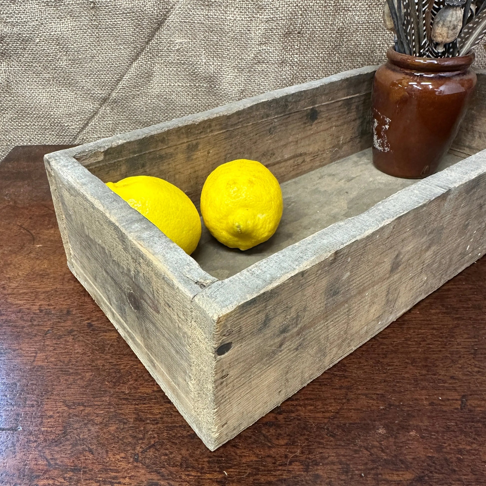 Shallow Wooden Crate The Blind Mole