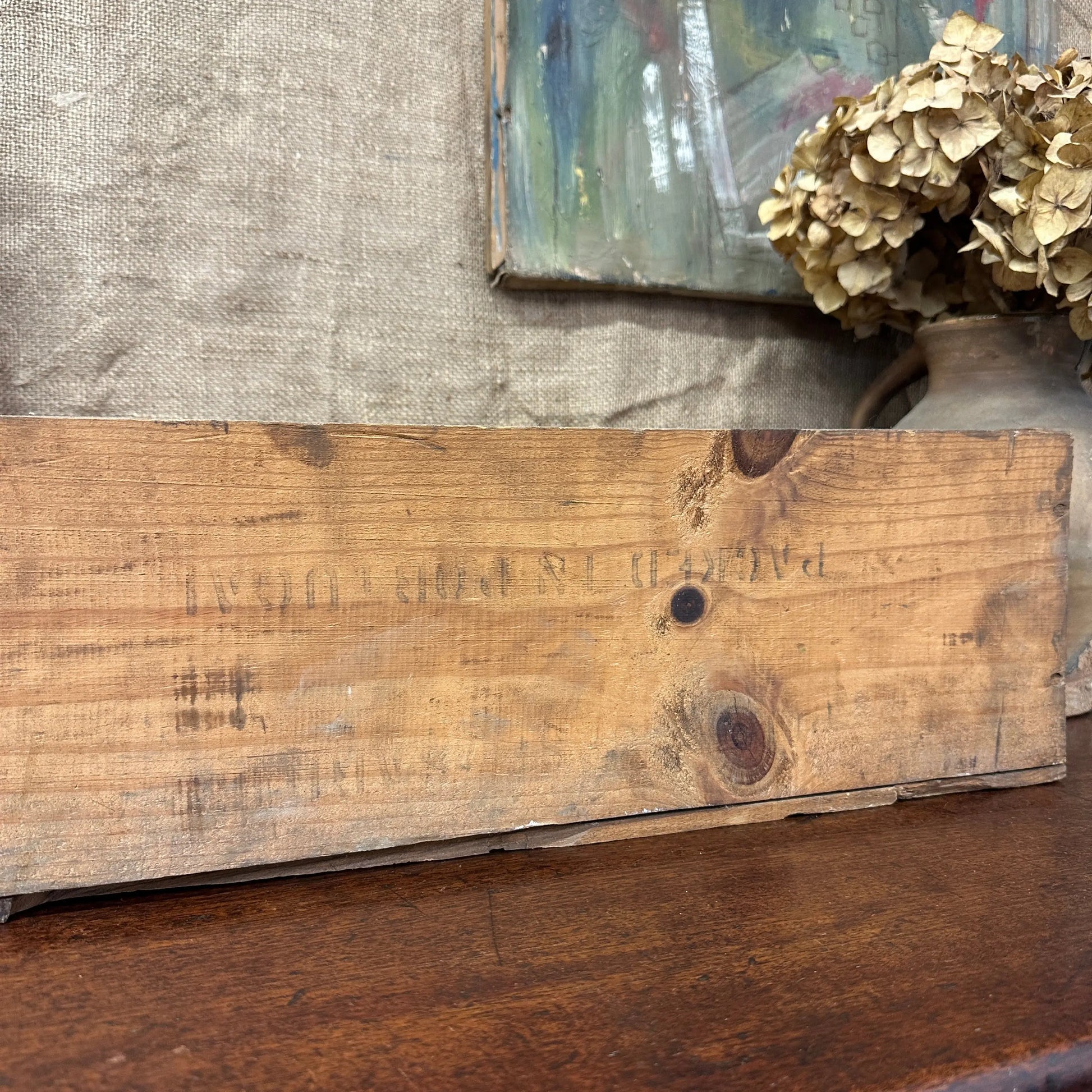 Wooden Crate The Blind Mole