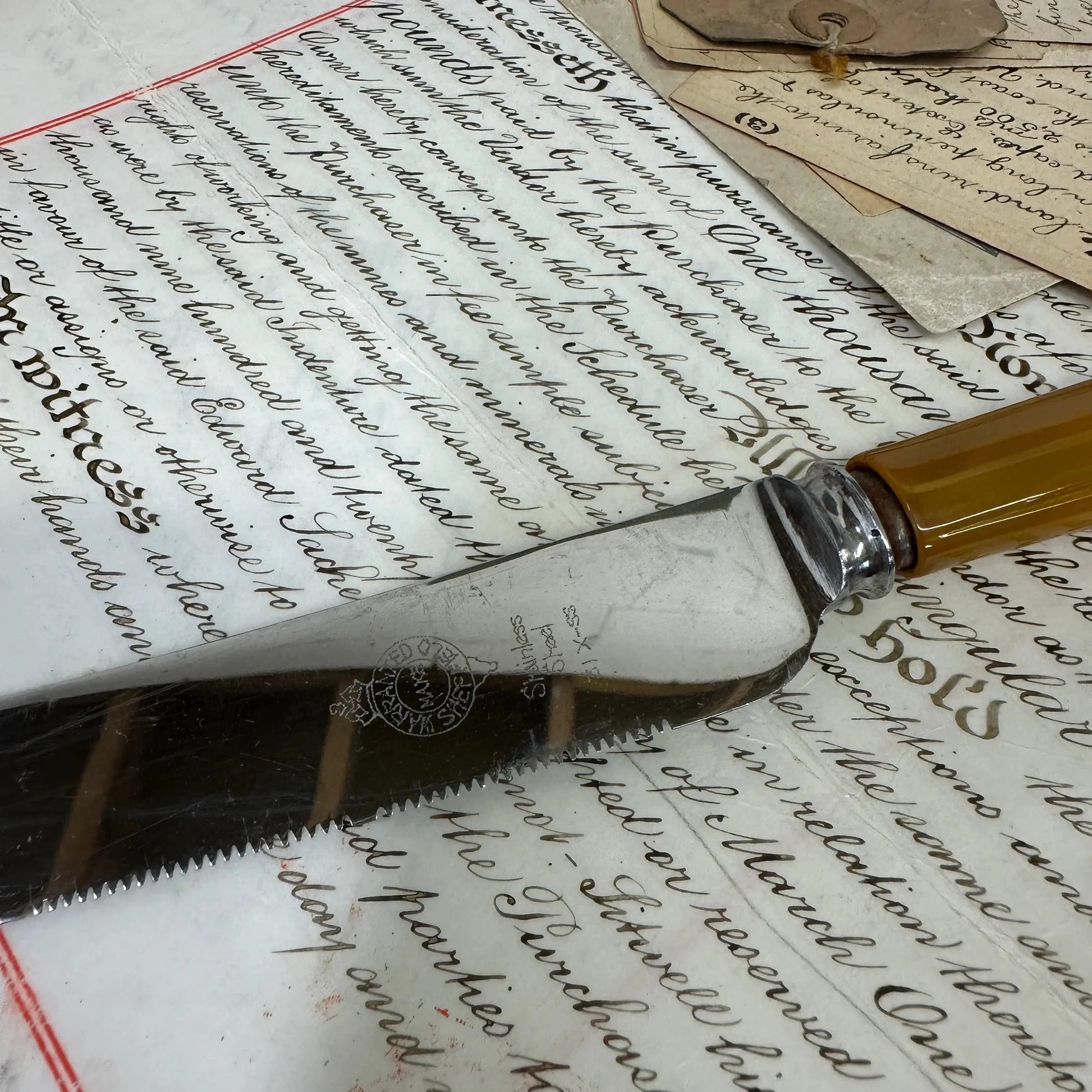 Bread Knife Phenolic Handle - The Blind Mole