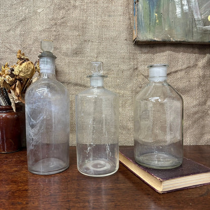 Vintage Glass Apothecary Propagating Bottles The Blind Mole